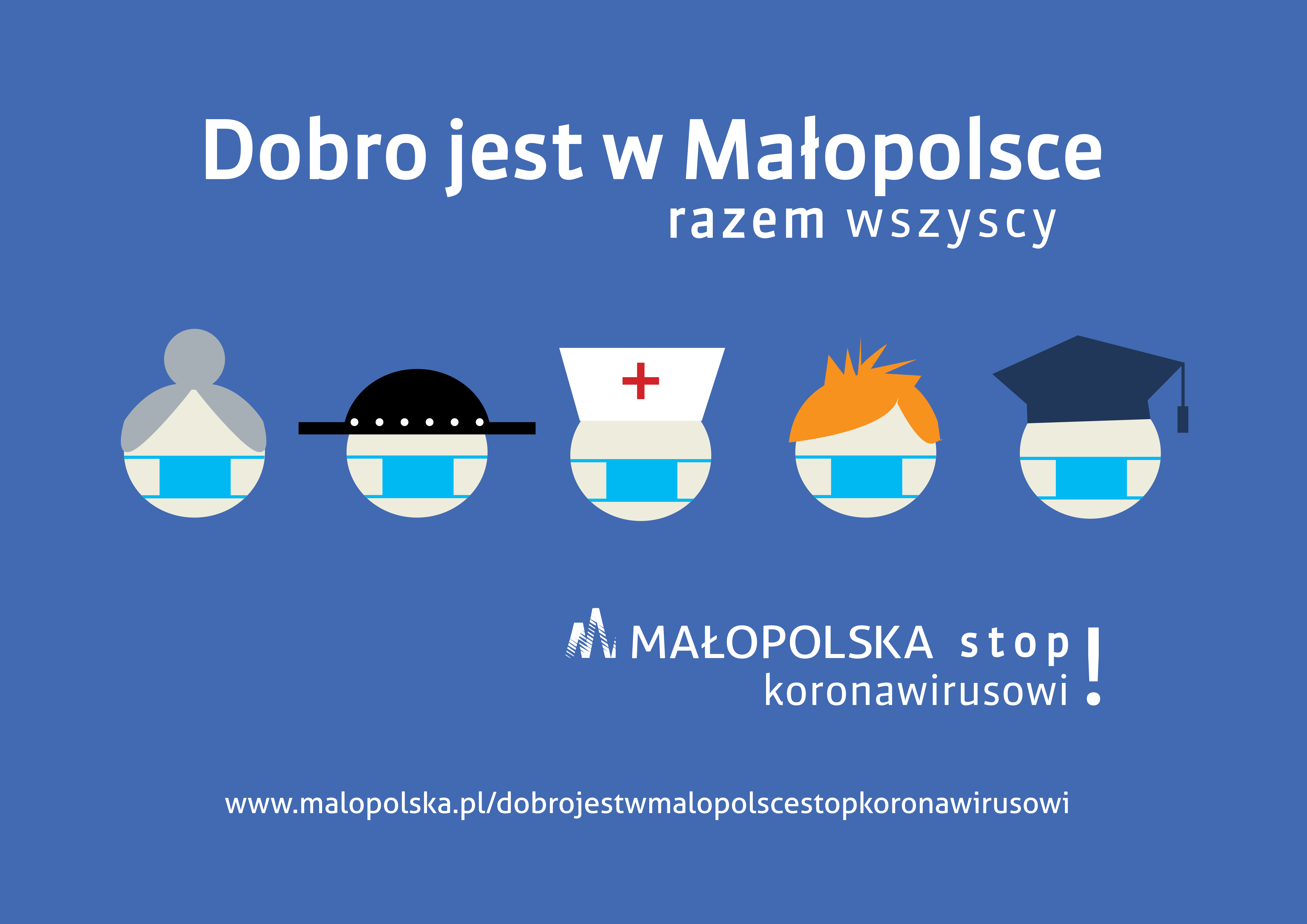 Grafika kampanii Stop koronawirusowi